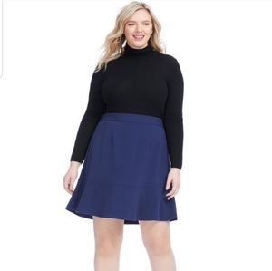 Eloquii × Draper James Flutter Hem Skirt